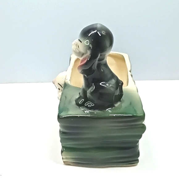 Vintage Shawnee pottery puppy dog planter. No flaws - Picture 3 of 7